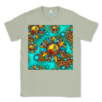 Matcha western sunset sunflowers seamless pattern Classic Tee - HRA Design Shop