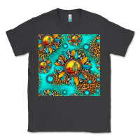 Smoke western sunset sunflowers seamless pattern Classic Tee - HRA Design Shop