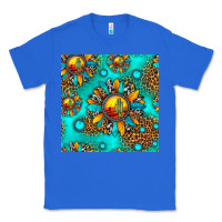 True Royal western sunset sunflowers seamless pattern Classic Tee - HRA Design Shop