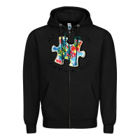 Black what makes you different is what makes you beautif Zipper Hoodie - JahusDesignShop