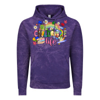 Cloud Purple childcare life Vintage Hoodie - JahusDesignShop