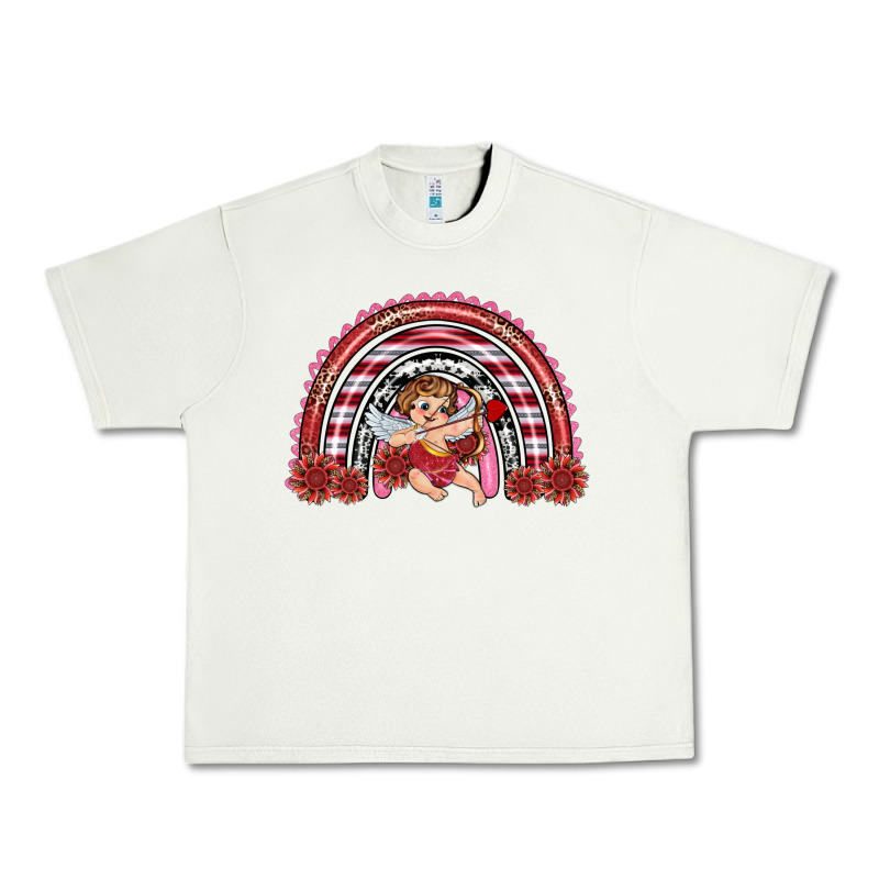 Valentine's Day Cupid Rainbow Urban Heavy Tee by RanaPortraitStore | Teevron
