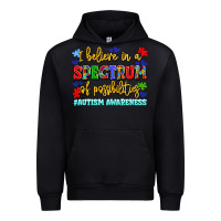Black i believe in a spectrum of possibilities Urban Hoodie - LillyAllenDesigns