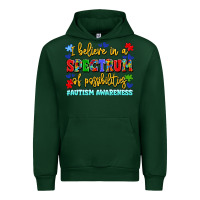 Forest Green i believe in a spectrum of possibilities Urban Hoodie - LillyAllenDesigns
