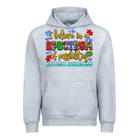 Heather Grey i believe in a spectrum of possibilities Urban Hoodie - LillyAllenDesigns