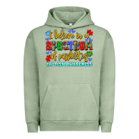 Pigment Oil Green i believe in a spectrum of possibilities Urban Hoodie - LillyAllenDesigns