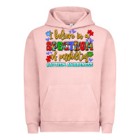 Pigment Salmon i believe in a spectrum of possibilities Urban Hoodie - LillyAllenDesigns