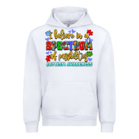 White i believe in a spectrum of possibilities Urban Hoodie - LillyAllenDesigns