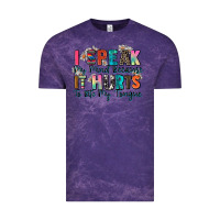 Cloud Purple i speak my mind because it hurts to bite my tongue Vintage Tee - Zillion Design Studio