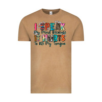 Vintage Camel i speak my mind because it hurts to bite my tongue Vintage Tee - Zillion Design Studio