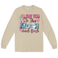 Mushroom i love you to the moon and back Long Sleeve Tee - FaDigitalArtStudio