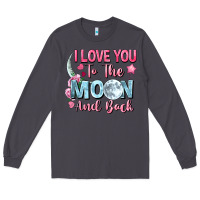 Smoke i love you to the moon and back Long Sleeve Tee - FaDigitalArtStudio