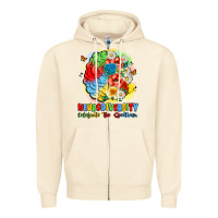 Sandshell neurodiversity celebrate the spectrum Zipper Hoodie - JahusDesignShop