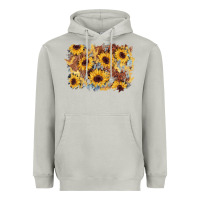 Moon Dust sunflower glitter leather background Heavyweight Hoodie - AdoDesignShop