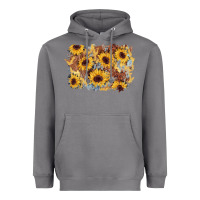 Storm sunflower glitter leather background Heavyweight Hoodie - AdoDesignShop