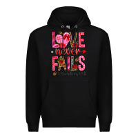Black love never fails i corintians 13 8 Premium Hoodie - NancyCooperArtShop