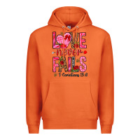Carrot love never fails i corintians 13 8 Premium Hoodie - NancyCooperArtShop
