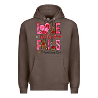 Coffee love never fails i corintians 13 8 Premium Hoodie - NancyCooperArtShop