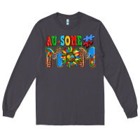 Smoke ausome autism mom Long Sleeve Tee - AdoDesignShop