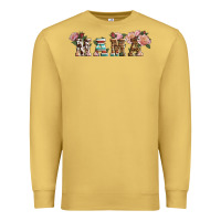 Antique Gold Western Floral Mama Premium Sweatshirt - LillyAllenDesigns