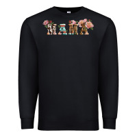 Black Western Floral Mama Premium Sweatshirt - LillyAllenDesigns