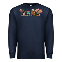 Navy Western Floral Mama Premium Sweatshirt - LillyAllenDesigns