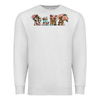 Oatmeal Heather Western Floral Mama Premium Sweatshirt - LillyAllenDesigns
