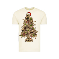 Vintage Arctic Skeleton Christmas Tree Vintage Tee - RanaPortraitStore