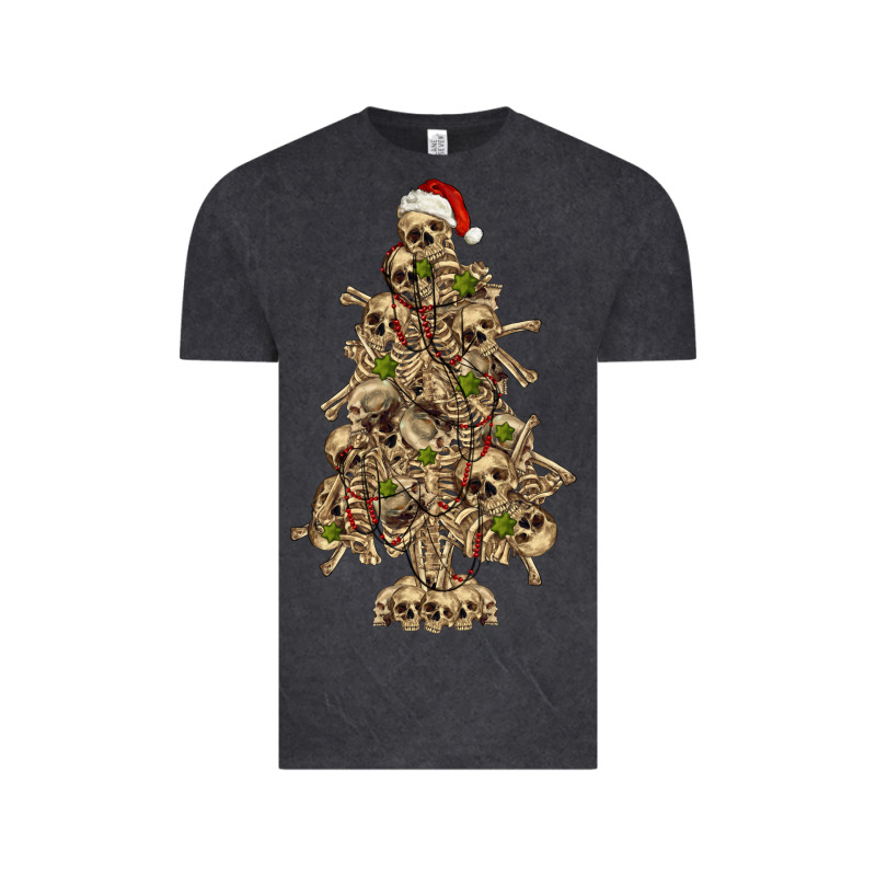 Skeleton Christmas Tree Vintage Tee by RanaPortraitStore | Teevron