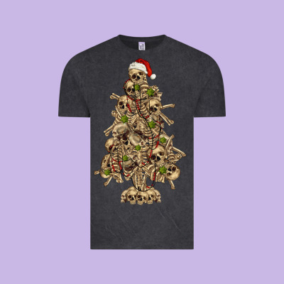 Vintage Tee Skeleton Christmas Tree