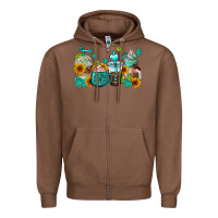 Chestnut gemstone coffee cups Zipper Hoodie - AdoDesignShop