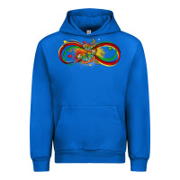 Cobalt butterfly infinity symbol autism Urban Hoodie - LillyAllenDesigns