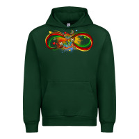 Forest Green butterfly infinity symbol autism Urban Hoodie - LillyAllenDesigns