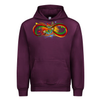 Mauve Wine butterfly infinity symbol autism Urban Hoodie - LillyAllenDesigns