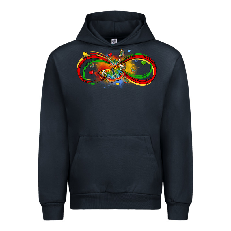 Butterfly Infinity Symbol Autism Urban Hoodie by LillyAllenDesigns | Teevron