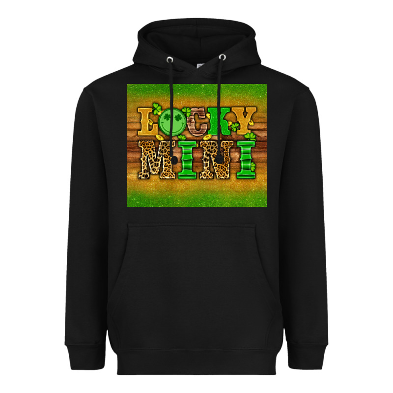 St Patricks Day Lucky Mini Heavyweight Hoodie by Artiststas | Teevron