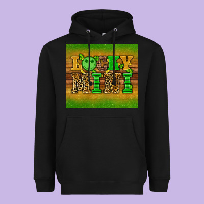 St Patricks Day Lucky Mini Heavyweight Hoodie Designed By Artiststas