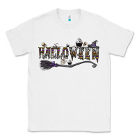 White halloween Classic Tee - CowhideDigitalArt