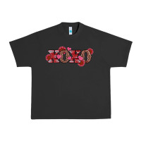 Pigment Black valentine's day xoxo sunflower heart Urban Heavy Tee - RanaPortraitStore