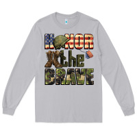 Moon Dust Honor the brave 4th of july Long Sleeve Tee - CowGirlArtShop