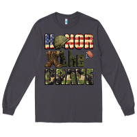 Smoke Honor the brave 4th of july Long Sleeve Tee - CowGirlArtShop