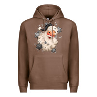 Chestnut white christmas santa claus Premium Hoodie - MaliasSmallBusiness