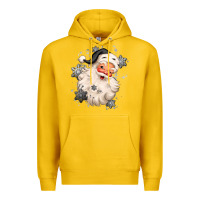 Lemon white christmas santa claus Premium Hoodie - MaliasSmallBusiness