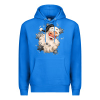 True Royal white christmas santa claus Premium Hoodie - MaliasSmallBusiness