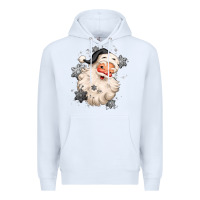 White white christmas santa claus Premium Hoodie - MaliasSmallBusiness