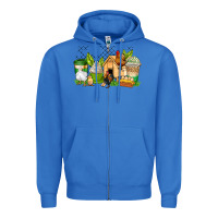 True Royal chicken coffee cups Zipper Hoodie - AdoDesignShop