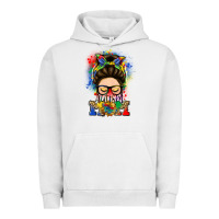 Pigment Lunar Rock autism mom messy bun Urban Hoodie - LillyAllenDesigns