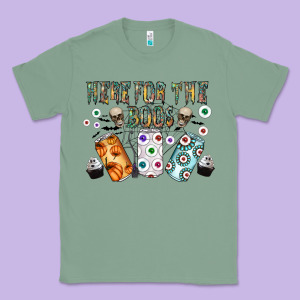 Here For The Boos Classic Tee Designed By Cowhidedigitalart