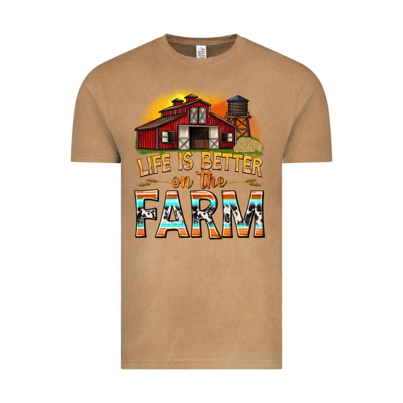 Life Is Better On The Farm With Barn Vintage Tee by texasbilliewilder | Teevron