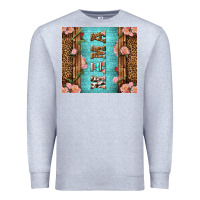 Heather Grey Western Mama Pink Roses Premium Sweatshirt - LillyAllenDesigns